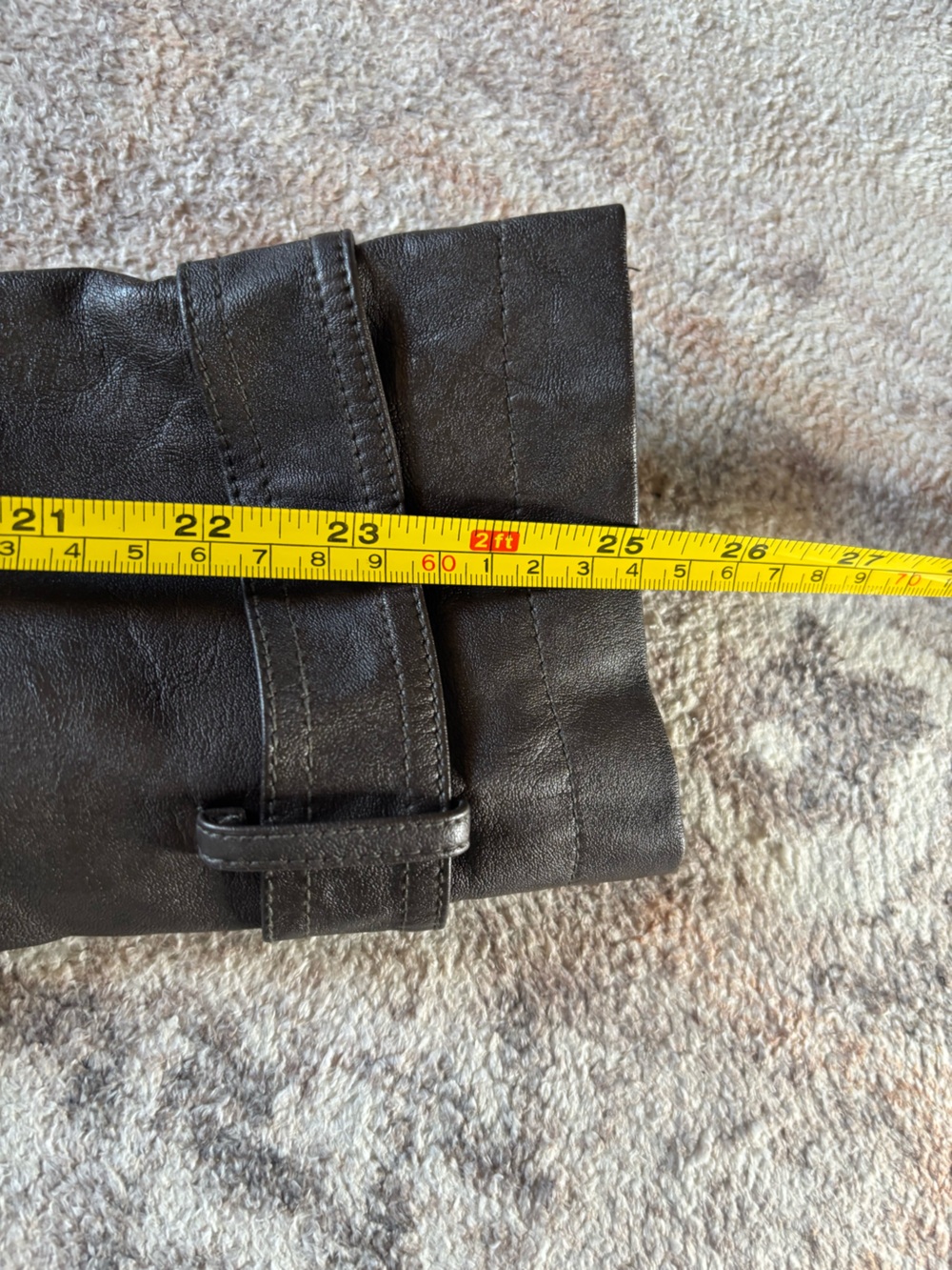 blanc noir Women's Grey Leather  Moto Jacket Sz Small - Picture 10 of 14